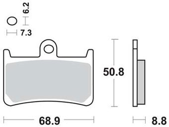 Тормозные колодки Lucas TRW – MCB611SRT