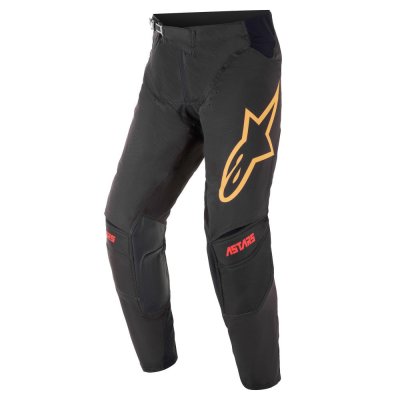 Брюки кроссовые TECHSTAR VENOM PANTS Черно-красно-оранжевый