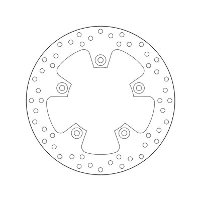 BREMBO 68B407F1 Тормозной диск