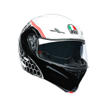 AGV Шлем COMPACT ST DETROID WHITE/BLACK