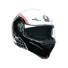 AGV Шлем COMPACT ST DETROID WHITE/BLACK