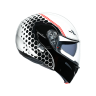 AGV Шлем COMPACT ST DETROID WHITE/BLACK