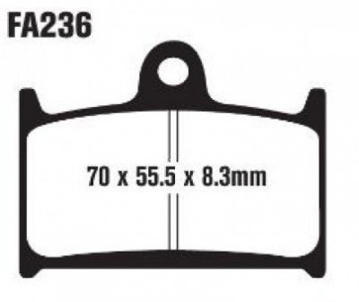 EBC Тормозные колодки FA236