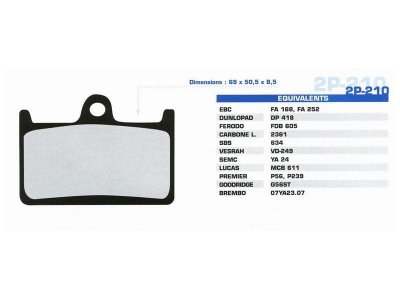 Tt2450gg колодки nissin