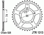 Звезда задняя JTR1313.40