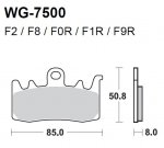 Тормозные колодки WRP WG-7500-F2 (FDB2265 / FA630)
