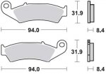 Тормозные колодки Lucas TRW – MCB594