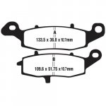 Тормозные колодки EBC FA231