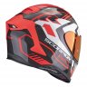 Scorpion Exo Мотошлем EXO-R1 EVO CARBON AIR SUPRA Черный/Красный