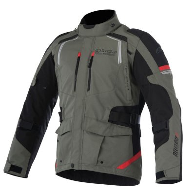 Куртка ANDES v2 DRYSTAR JACKET оливково-черно-красный