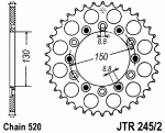 Звезда задняя JTR245/2.45