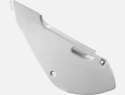 Щиток бокового номера Polisport для Kawasaki KX65 00-20, KLX110 02-09, RM65 03-06 белый