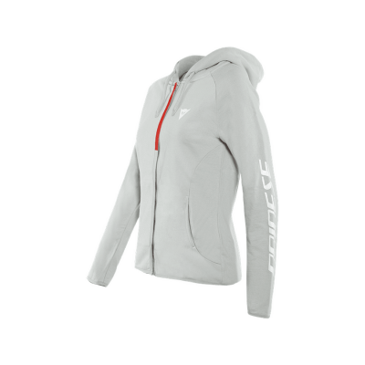 Dainese Худи женск. PADDOCK FULL ZIP 73F GLACIER-GRAY/WHITE