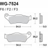 Тормозные колодки WRP WG-7524-F6 (LMP524 ST)