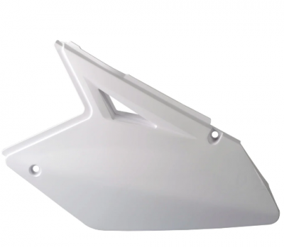 Щиток бокового номера Polisport для Suzuki RMZ250 07-09 белый