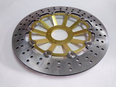 Тормозной диск передний Tarazon ZY917 для Honda CB F HORNET 600 00-06 золотой