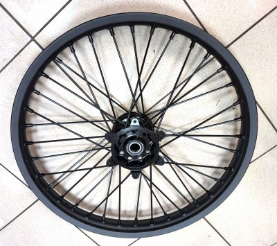 Передний колёсный диск для Yamaha YZF250/450, YZ250/450FX, WR250/450 F 14-25 (1.6*21 черный)