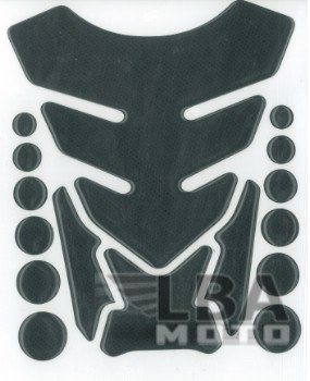 LBA Наклейка на бак для мотоцикла Карбон Черная 2