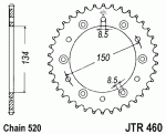 Звезда задняя JTR460.47