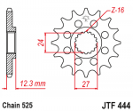 Звезда передняя JTF444.17