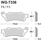 Тормозные колодки WRP WG-7336-F3 (FDB2098 / FDB2073 / FDB2075 / FA261 / FA281)