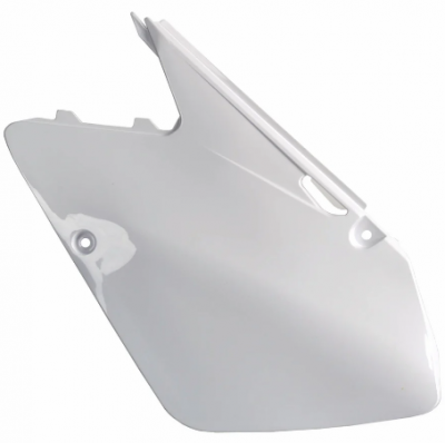 Щиток бокового номера Polisport для Suzuki RM125-250 01-08 белый