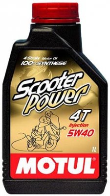 Motul Scooter Power 4T 5W40 моторное масло для 4-тактных скутеров