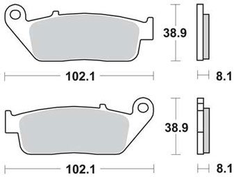 Тормозные колодки Lucas TRW – MCB598