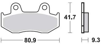 Тормозные колодки Lucas TRW – MCB685SRM