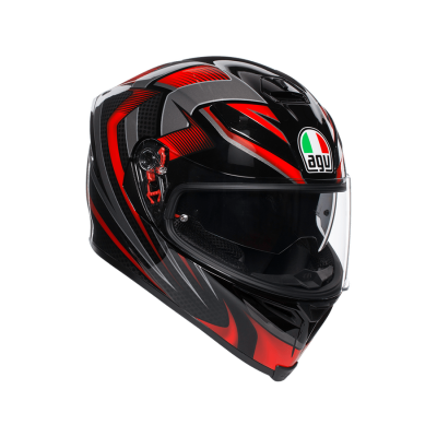 AGV Шлем K-5 S TEMPEST BLACK/RED