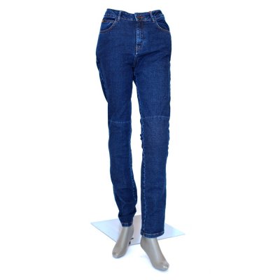 Мотоджинсы женские Cobra Stretch Синий Однотонный Stonewash