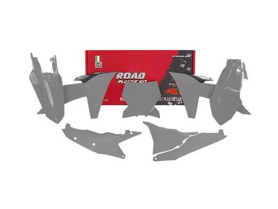 RTech R-KITKTM-GR0-023 Комплект пластика KTM SX125-300 23-24 серо-черный
