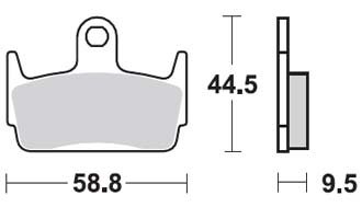 Тормозные колодки Lucas TRW – MCB686