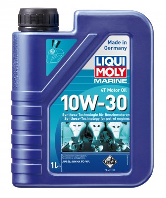 Моторное масло Liqui Moly Marine 4T Motor Oil 10W-30 (HC-синтетическое) 1л