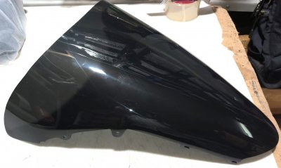 Ветровое стекло для Honda VFR 800 02-12 черное New