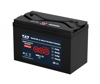Аккумулятор WBR Marine MBLi 12.8V-54K Lithium LiFePO4 - 54 A/Ч