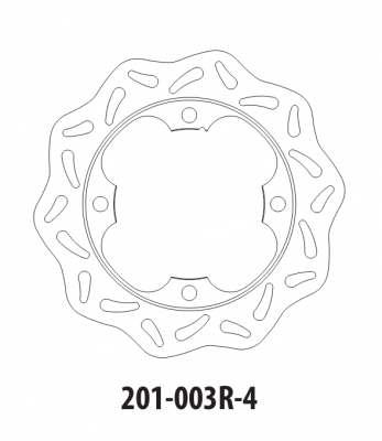 Тормозной диск GOLDfren 201-003R-4