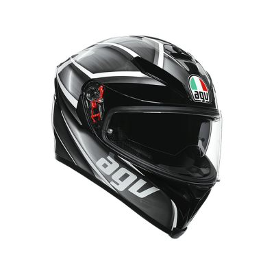 AGV Шлем K-5 S TEMPEST BLACK/SILVER