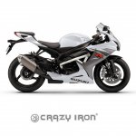 Crazy Iron 201818 Защита RACE RAIL для SUZUKI GSX-R600, GSX-R750 11-16
