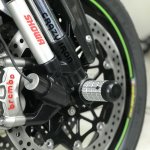 Crazy Iron 4029115 Пеги в ось переднего колеса KAWASAKI ZX-10R 16-, Ninja H2, Ninja H2R 15-