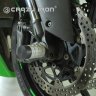 Crazy Iron 405815 Пеги в ось переднего колеса Kawasaki ZX6R 07-08