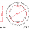 Звезда задняя JTR763.40