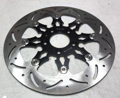 Тормозной диск передний Tarazon HD-DF-F1526 SPORTSTER, DYNA, SOFTAIL, TOURING, TRIKE, V-ROD черный плавающий