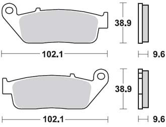 Тормозные колодки Lucas TRW – MCB599