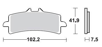 Тормозные колодки Lucas TRW – MCB792SV