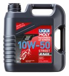 Моторное масло Liqui Moly Motorbike 4T Synth Street Race 10W-50 (Синтетическое) 4л