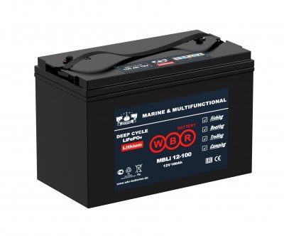 Аккумулятор WBR Marine MBLi 12.8V-100 Lithium LiFePO4 - 108 A/Ч
