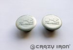 Crazy Iron Заглушки (пыльники) для слайдеров KAWASAKI Серебристые
