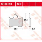 Тормозные колодки Lucas TRW – MCB691