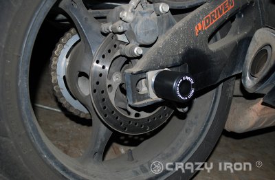 Crazy Iron 2013 Слайдеры в ось заднего колеса для Suzuki GSX-R600/750 2006-2010